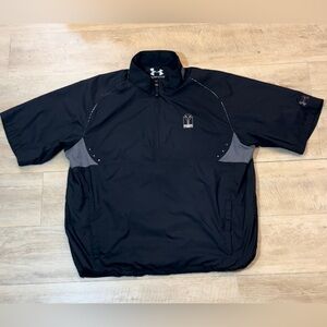 Under Armour Men’s 1/4 Zip Blackwolf Run Golf Jacket DNA Size Large
